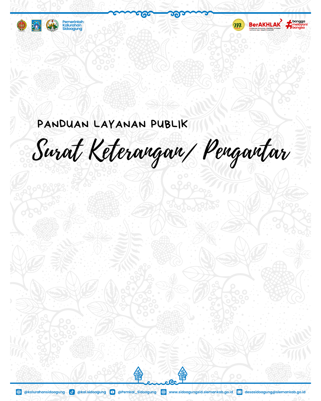 SURAT KETERANGAN/ PENGANTAR
