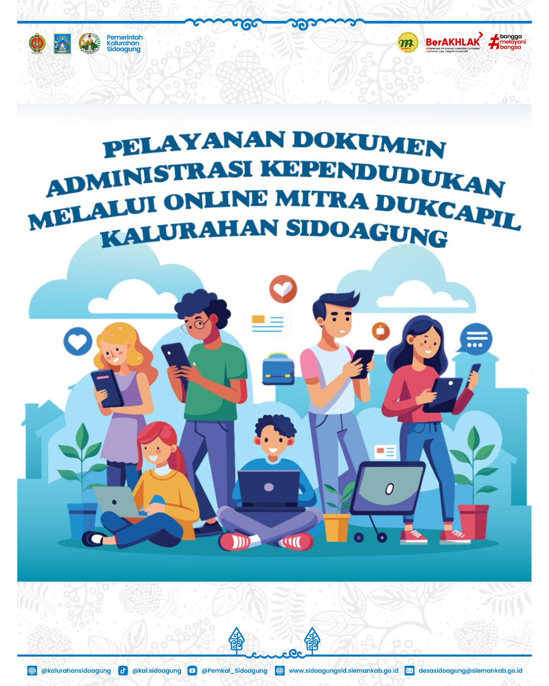 PELAYANAN DOKUMEN ADMINDUK VIA ONLINE MITRA DUKCAPIL