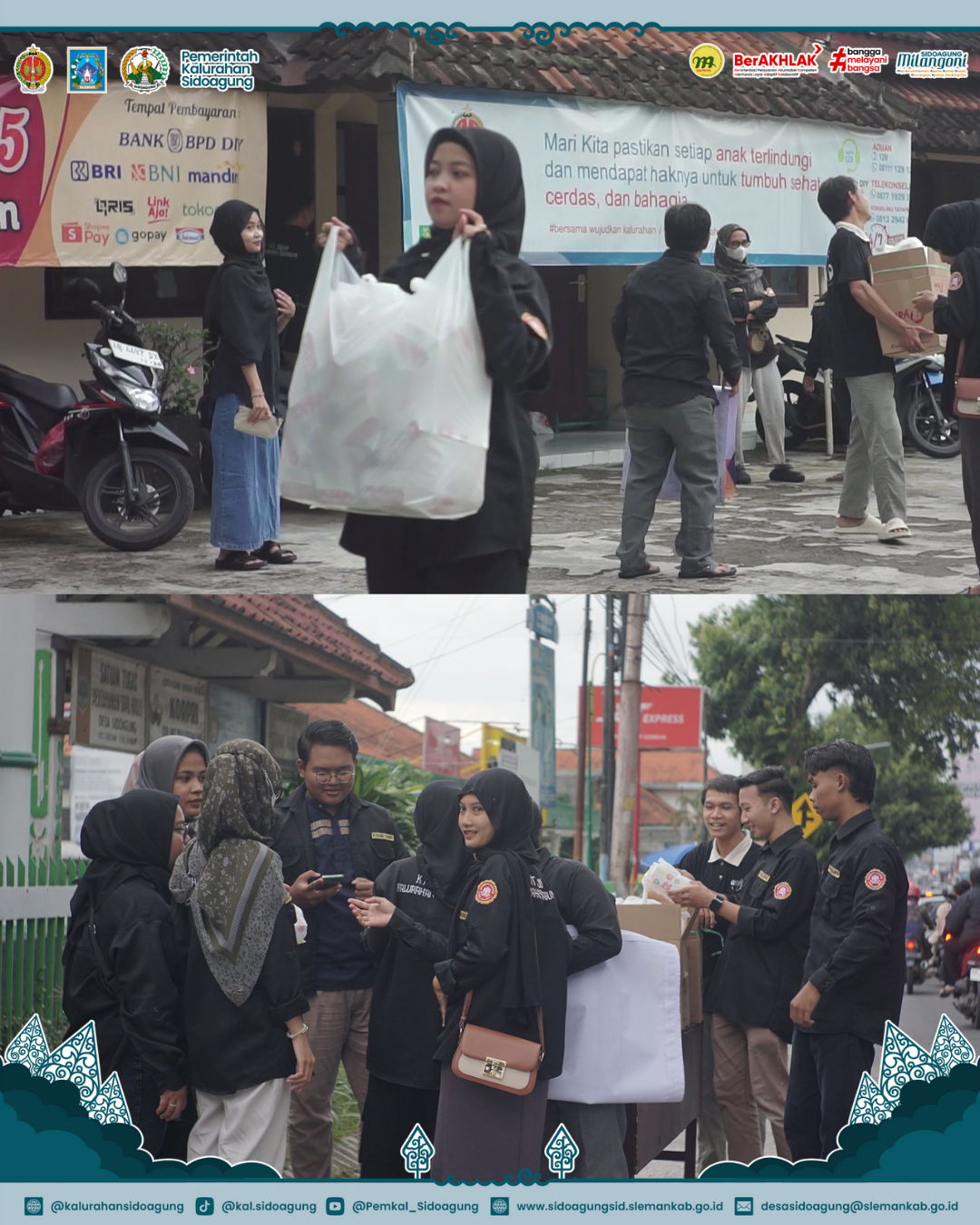 KARANG TARUNA “AGUNG” BERBAGI TAKJIL