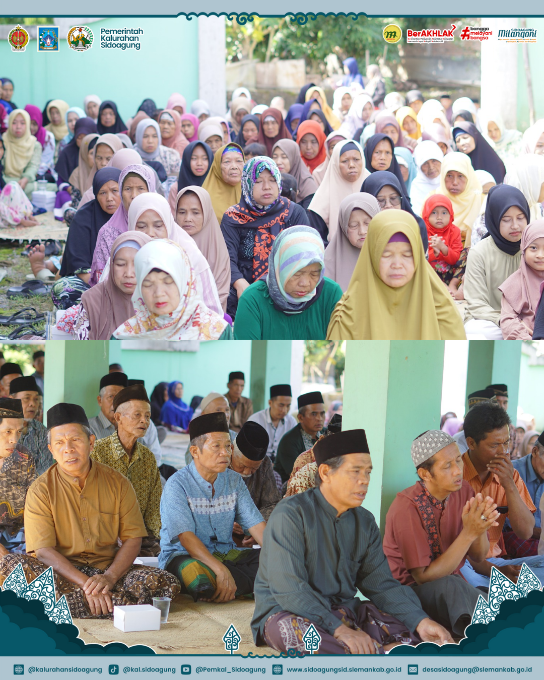 DOA BERSAMA MERTI DUSUN GENITEM SIDOAGUNG GODEAN