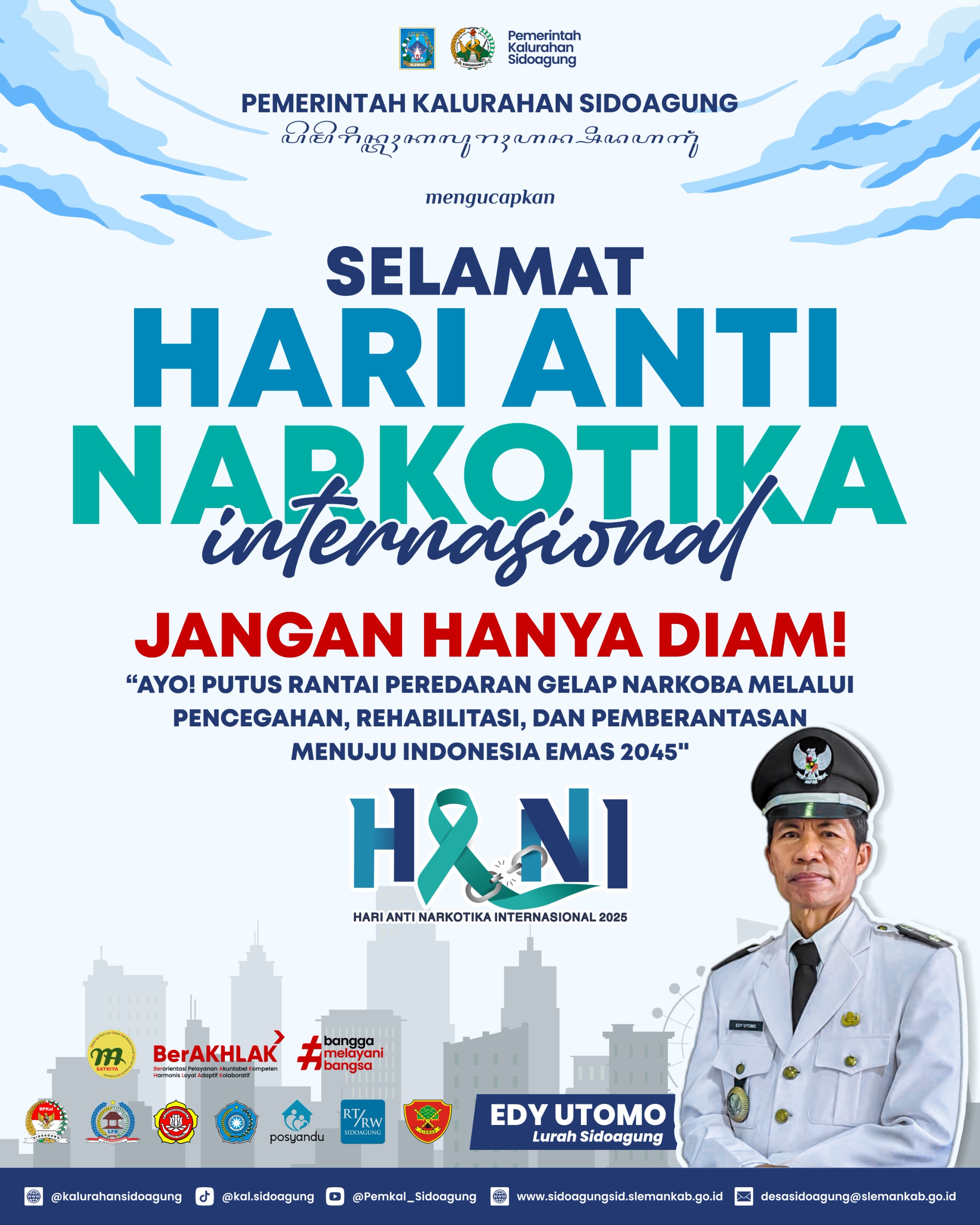 SELAMAT HARI ANTI NARKOTIKA INTERNASIONAL
